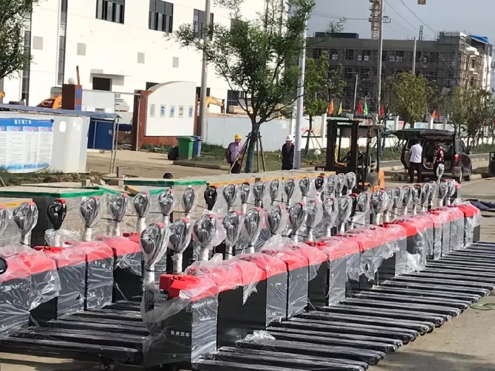 大氣登場！杭叉電動(dòng)搬運(yùn)車大批量交付江蘇某新能源企業(yè)